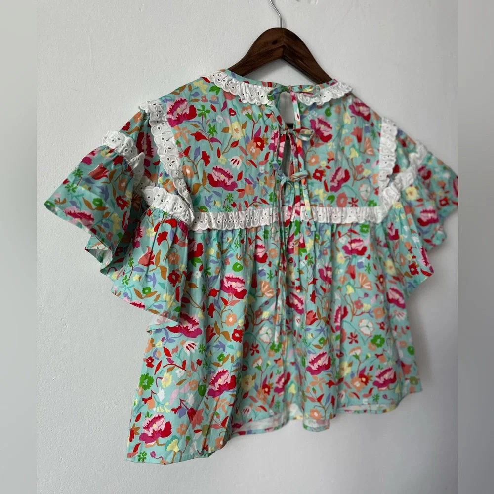 CROSBY by Mollie Burch Ella Top – Island Floral – Size Small – NWOT - Picture 8 of 11